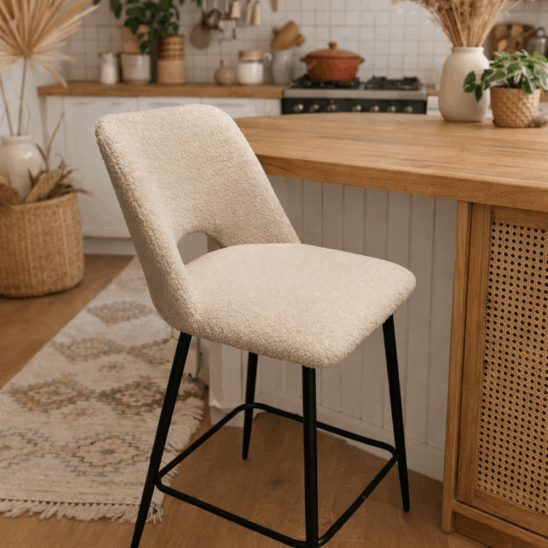 Hoker Tapicerowany ORO - Ciemny beż