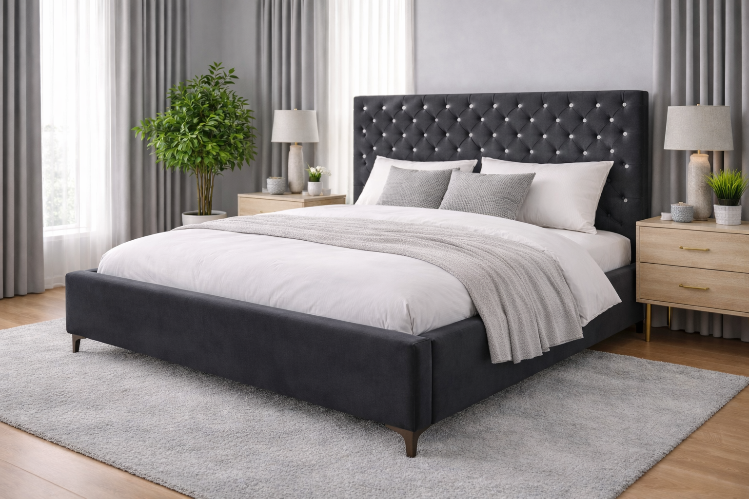 Łóżko Sypialniane Glamour II 120/200