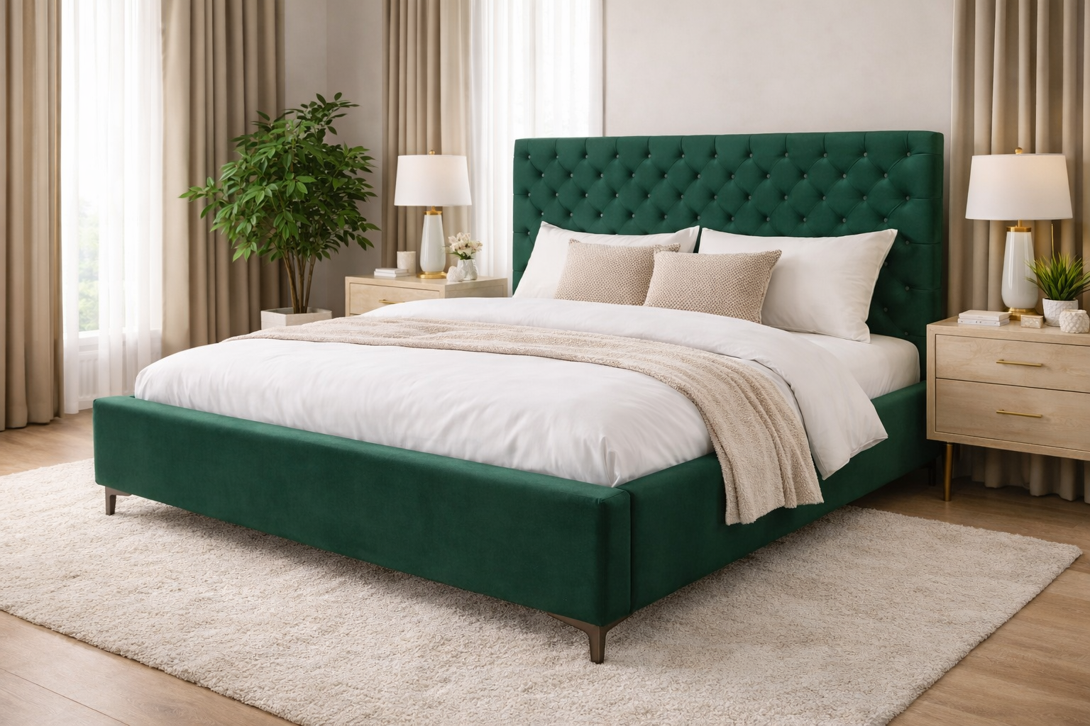 Łóżko Sypialniane Glamour II 160/200