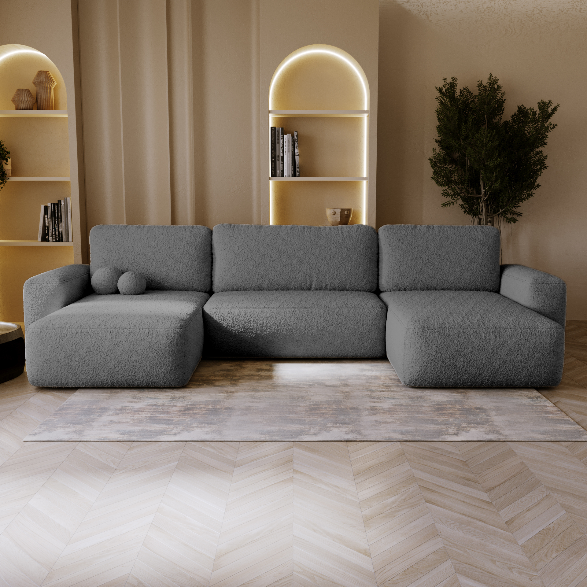 Narożnik rozkładany FILO U – komfort i funkcjonalność w Twoim salonie - obrazek 9