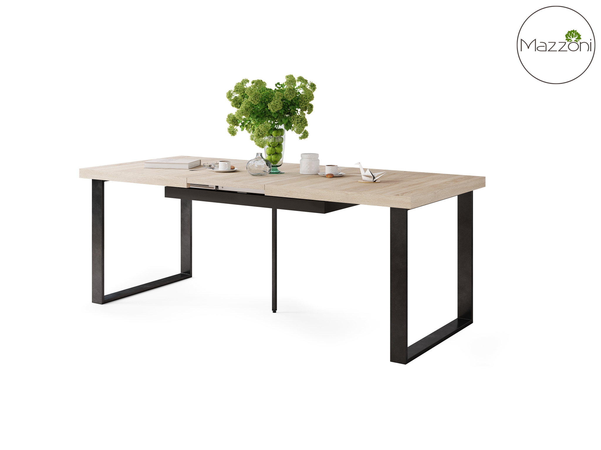 Stół loftowy AVELLA Dąb Sonoma– rozkładany stół do salonu i jadalni do 310 cm - obrazek 8