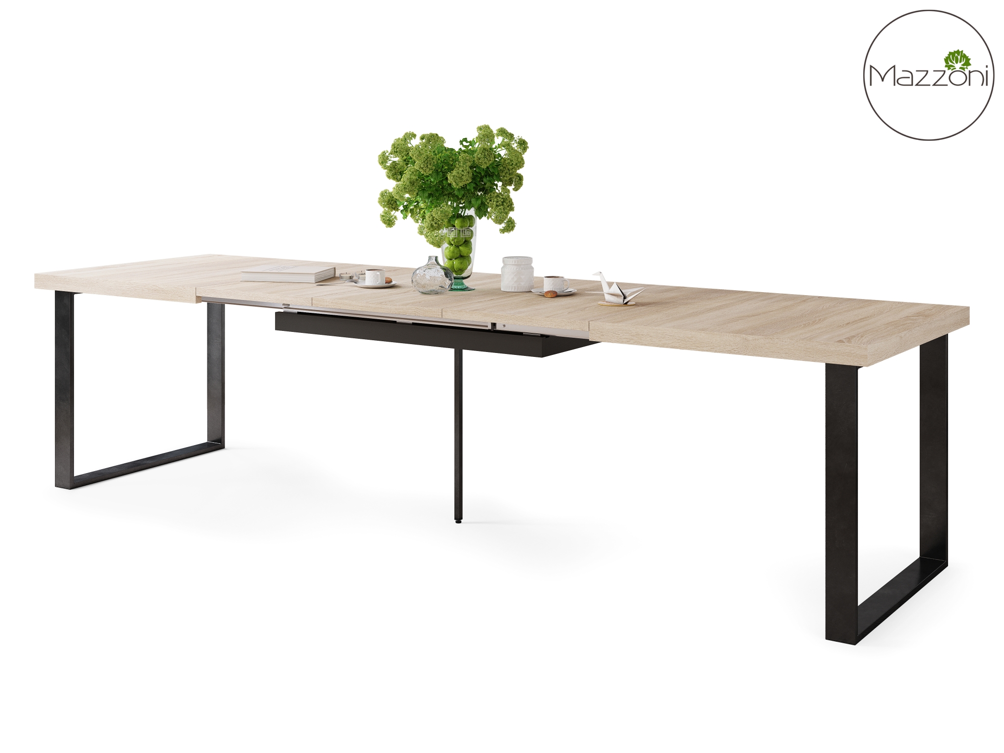 Stół loftowy AVELLA Dąb Sonoma– rozkładany stół do salonu i jadalni do 310 cm - obrazek 10