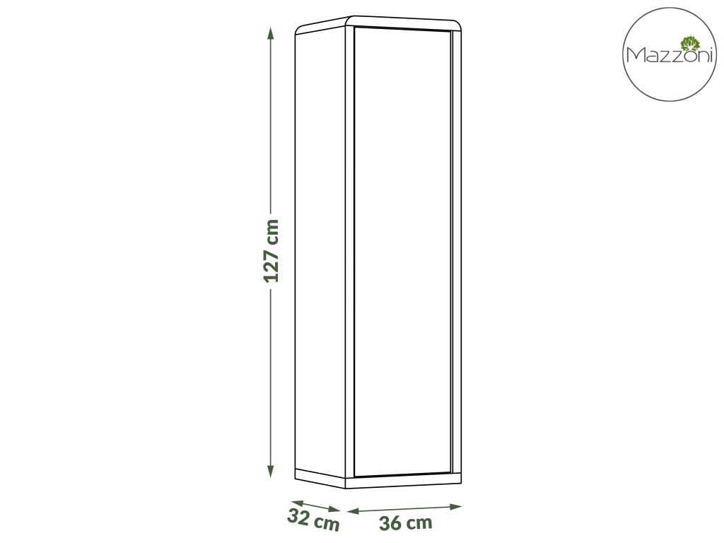 Szafka wisząca FOLK SW-36 – nowoczesny design w Twoim salonie - obrazek 4