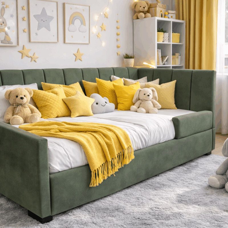 Łóżko Dziecience Pola 90/200 z barierka - prosto od producenta